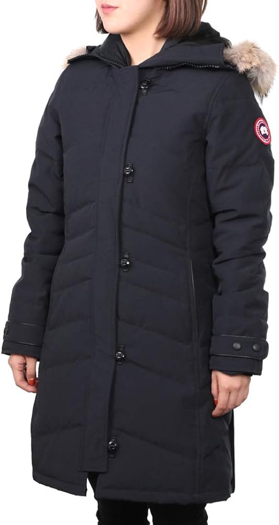 Amazon カナダグース ダウンジャケット レディース Canada Goose Lorette Parka ロレットパーカー 90l 67 Marine ネイビー 並行輸入品 コート ジャケット 通販