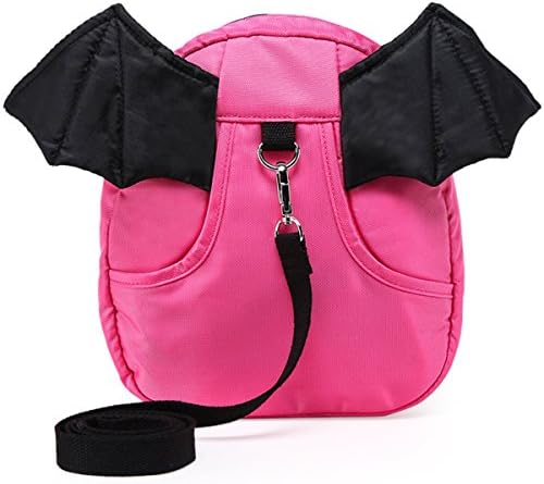 Children's Little Devil Backpack Toddler Safety Harness Walking Leash Large Rose Red
