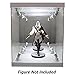 ELITE E-02 GLOSS WHITE 8 LED LIGHTED FIGURE STATUE DOLL DISPLAY CASE FOR MOST FIGURES UP TO 11