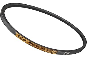 Kozelo A-27 Drive V-Belt - [27-inch Inside Circumference] A-Section Rubber Drive Belt Wrapped for Transmission Use