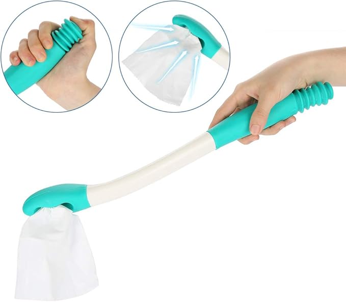 Self Wipe Toilet Tissue Aid Bottom Wiper Bathroom Buddy Wand Long