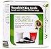 Reusable K Carafe Bundle w/ Optional Use Filters & Coffee Scoop by Nature's Kitchen (Refillable K Cup compatible with Keurig 2.0, K200, K300, K400, K500)