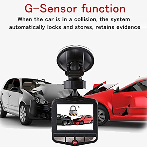 THINK SOGOOD 2.4" LCD HD 1080P Car DVR, 170° Wide Angle Lens Vehicle Video Camera with Loop Recording, Motion Detection, G-Sensor and Parking Monitor(Free 8G Micro SD Card) - Thumbnail 4