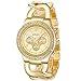 ANLEOWATCH 1PCS Chronograph Quartz Women Dress Watches Ladies Clock Diamante Watch Gold