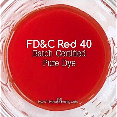 Blood Orange Water Soluble DYE, Batch Certified Fd&amp;c Red 40, 94% Pure Dye, Cosmetic Powdered Water Colorant, 1 oz