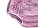 Haian Adult Incontinence Snap-on Plastic Pants Color Transparent Pink (X-Large)