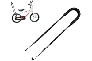 Children Bike Safety Trainer Handle Adjustable Bicycle Balance Push Bar(Black)