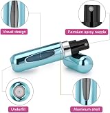 ACWOO 5Pcs 5ml Perfume Atomiser Bottles Refillable Fine Mist Travel Set view 3