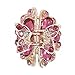 Yeshan Sparkly Rhinestone Metal Jaw Hair Clips, Butterfly Hair Claw Clip Hair Accessories For Women and Girls,Pack of 6