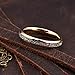 NaNa Chic Jewelry 4mm Rose Gold/Silver Women Tungsten Carbide Ring Inner Hole Laser I Love You Inlay with Meteorite Sticker