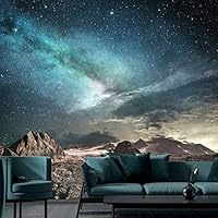 Wall Mural The Beautiful Space World Removable Self-Adhesive Wallpaper Wall Decoration for Bedroom Living Room - 66x96 inches