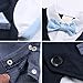 Baby Boys Outfits, Toddler Short Sleeve Romper Clothing with Plaid Cap & Vest (80(6-12 Month), navy-blue)