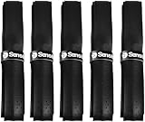 Senston 5 Pack PU Overgrips Black Perforated Anti Slip Racket Grip Tennis view 2