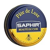 Saphir Pate De Luxe Shoe Polish 50ml - Medium Brown