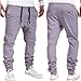Calsky Men's Outdoor Casual Running Jogger Bottom Pants Trousers (XX-Large, Grey)