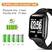 ZGPAX Fitness Tracker Smart Watch,Activity Tracker Waterproof Pedometer Wrist Watch with Step Counter Calorie Counter Heart Rate Monitor Sleep Monitor for Women Men Kids