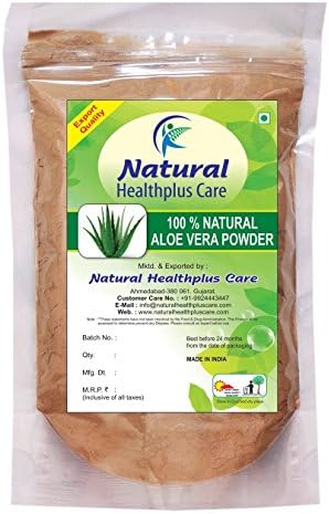 100% Natural AloeVera Leaves (ALOE BARBADENSIS) Powder for SMOOTH HAIRS NATURALLY by Natural Healthplus Care (1/2 lb / 8 ounces / 227 g)