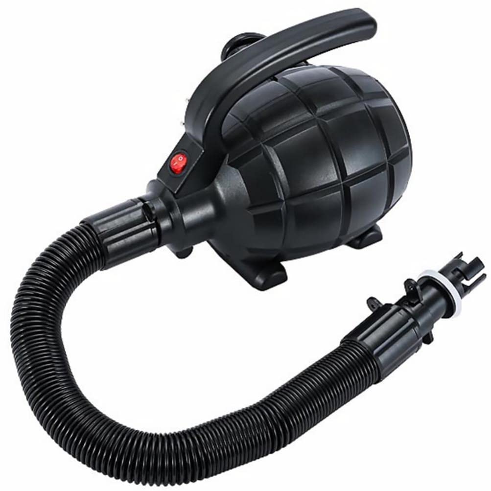 iplusmile 600W Electric Air Pump Portable Inflator Pump Air Compressor Pump Quick- Fill Inflator for Inflatable Air Mattress Bed Swimming Ring Inflatable Cushion Boat UK plug