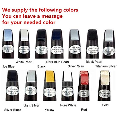 DEALPEAK 1PC Professional Car Scratch Repair Paint Pen Concealer Pen Auto Car Coat Paint Pen Auto Car Mending Tool with 9 Colors Available (Color : Black)