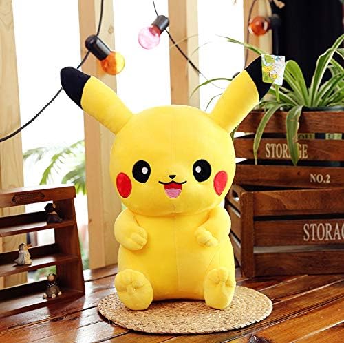 luludsoo Plush Toy Cartoon Soft Stuffed Toys, Birthday Present Party Supplies, Kids Baby Couples, Pikachu 40 cm (0.4kg) Sit in Pikachu