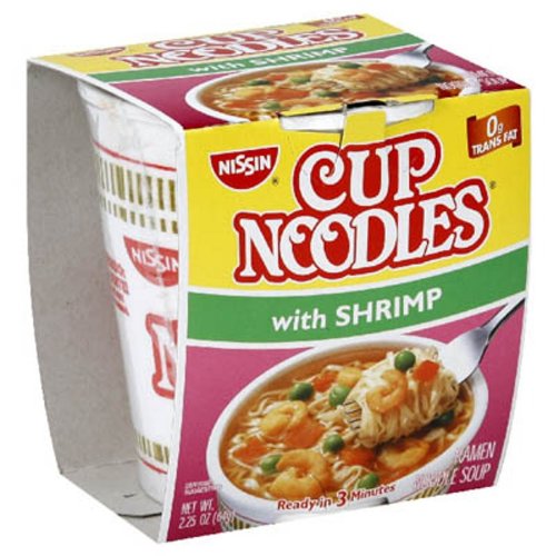 Nissin Cup O Noodles Shrimp, 2.25-Ounce 