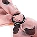 Kloud City Pack of 6 Plastic Smoothly Fashion Scarf Clip Ring Neckerchief (1 Inch, Black & White Mix)