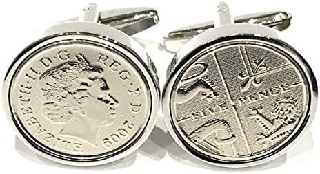 Premium HT 2013 7th Copper wedding Anniversary 7 year Copper birthday/Anniversary 2013 Coin cufflinks