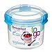 Sistema To Go Collection Breakfast Bowl Food Storage Container, 17.9 Ounce/ 2.2 Cup, Blue or Pink or Green Color