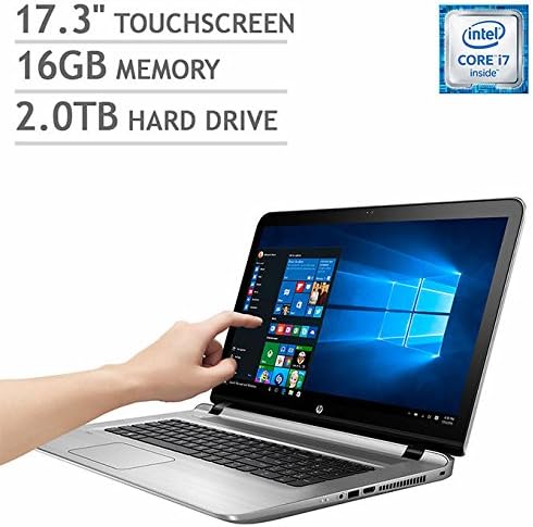 2016 NEW Model HP Envy 17.3" Full HD High Performance Premium Touchscreen Laptop Computer- Quad-Core i7-6700HQ Processor, 16GB RAM, 2TB HDD, DVD Burner, Backlit Keyboard, Wireless AC, Windows 10