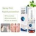 Foot Spray,Athletes Foot Spray,Natural formula Spray,Natural Shoe Deodorizer Spray, Foot Odor Eliminator for Smelly Shoes, Stinky Feet, Use for Athletes Foot