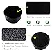 Toopify Aquarium Magnetic Glass Cleaner, Fish Tank Cleaner Algae Scrapers Floating Scrubber Brush (M-Black)thumb 2