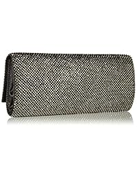 Jessica McClintock Clutch de noche de malla brillante Bre