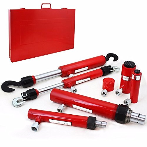 Click Here to See More Images Generic ....ody Veh Vehicle Frame Tool t w/ Kit w/ Case Set Frame Auto Repair pair Col 7PC Ram Hydraulic m Hyd Collision Body Ram