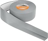 Flintronic Bath Sealant Strip 4.5m Self Adhesive Caulk Tape Grey 20mm Wide view 9