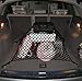 9 MOON Floor/Envelope Style 6 Hook Trunk Cargo Net for Honda Accord Civic CR-V CR-Z Crosstour Fit Odyssey Pilot Element