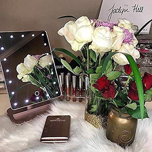 Impressions Touch XL Dimmable LED Makeup Mirror with Suction 5X