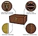 [Mustard 2 Sets] Wood Storage Box Kit Wooden Boxes Card Document Archival Jewelry Trunks Case Cabinet Container with Lock and Key Western Rustic for Keepsake Silverware Organizer Album Collection