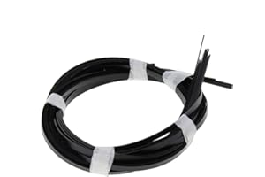 GAZECHIMP 10 Pieces Acoustic Guitar Binding Purfling Strip For Luthier Supply DIY - Black, as described