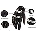 VAOO Bicycling Gloves, [2016 with Free Stylus Pen] Full Finger Bike Gloves Light Silicone Get pad Motorcycle Gloves Riding Gloves for Men and Women (VO-BIKEGLOVE-BK-XL-US)