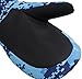Simplicity Kids Thinsulate Insulated Waterproof Ski Winter Mittens,M,Blue Camo