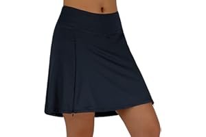 beroy Women Quick Dry and Breathable Cycling Skirt Shorts,Bike Skorts Pantskirt with 3D Padded