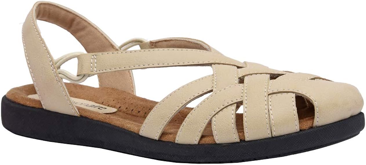 CUSHIONAIRE Women's Hudson Comfort Footbed Sandal with