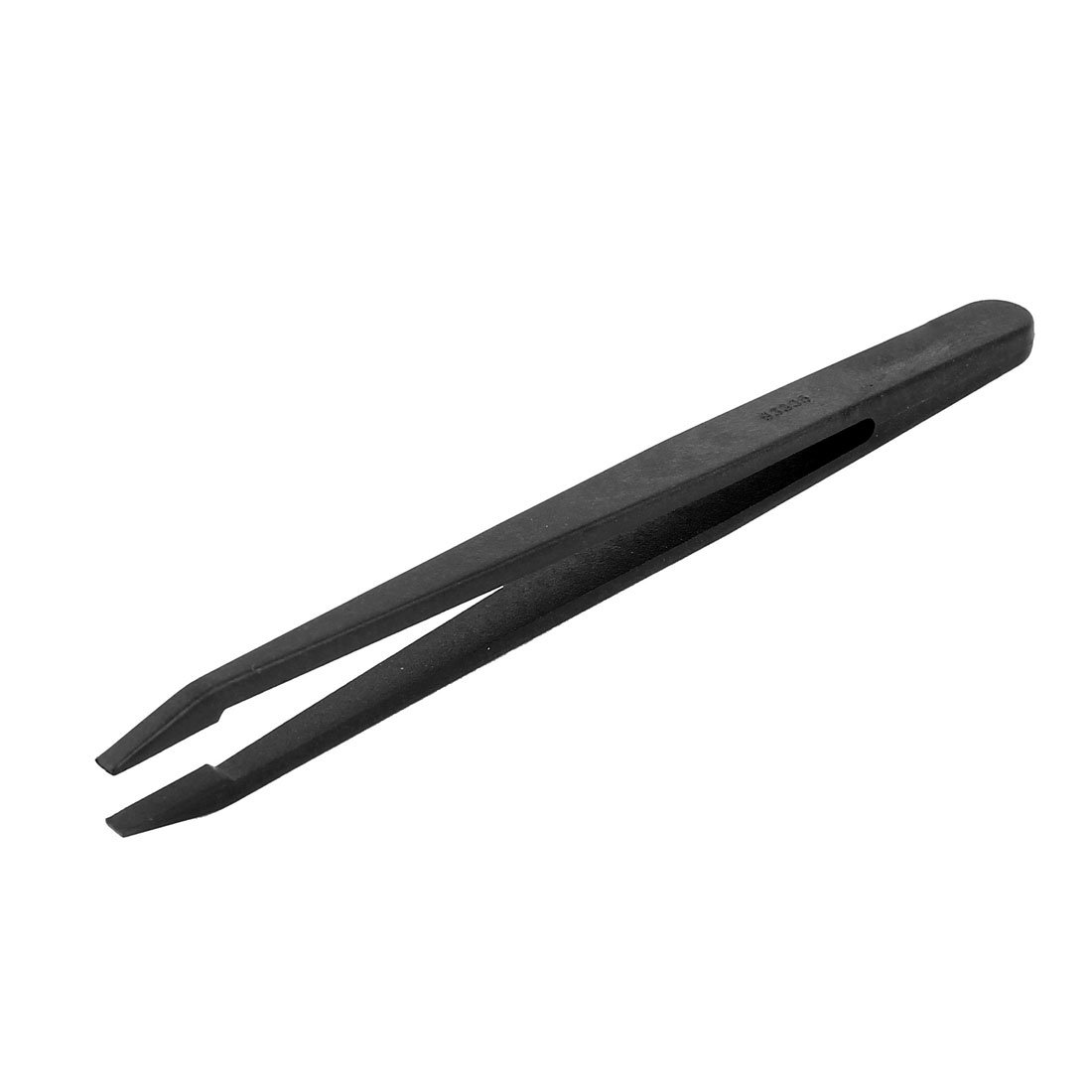 Sourcingmap Black Anti Static 3mm Tip Width Tweezers Electronic Repair Tool