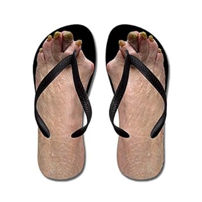 CafePress - Ugly Feet - Flip Flops, Funny Thon