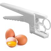 Egg Cracker Separator,Egg Shell Cutter Tool Handheld Plastic Egg Whisk Separator Tool Egg Cutter Egg Opener Tool Egg White Separator Kitchen Gadget