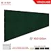 The Patio Shop Privacy Fence Screen 6' x 50' Commercial Outdoor Shade Windscreen Mesh Fabric with brass Gromment 150 GSM 88% Blockage in color Green-2 Years Warranty