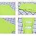 Azhong Women's Basic Solid Sexy Bodysuit Turtleneck Leotard Top Long Sleeve Bodycon Jumpsuit Stretchy Romper Neon Lime
