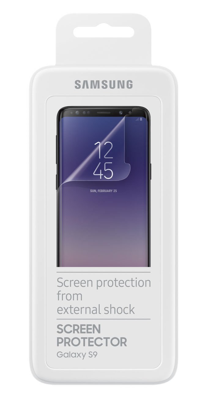 Samsung Film Scratch Resistant Screen Protector for Galaxy S9, Twin Pack