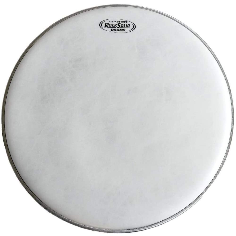 RockSolid Vintage Hide Fibre Skin Batter Snare Drum Head 14 Inch - Drum Snare Skin