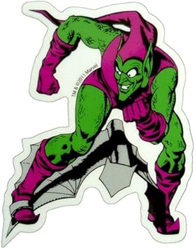 Amazon マーベルコミック Marvel Comics グリーンゴブリン クリアステッカー アメコミキャラクターグッズ通販 文房具 オフィス用品 文房具 オフィス用品